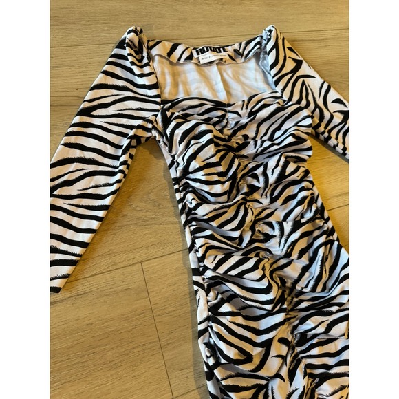 ROTATE Birger Christensen Zebra Freya Dress - Picture 10 of 13